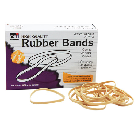 CHARLES LEONARD Rubber Bands, 3 x 1/8, 1/4 lb. Box, PK10 56132